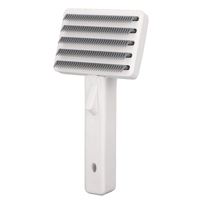 Dog Deshedding Brush Durable ABS Portable Comfortable Handle Body Massage Hair Scurf Removal Dog Brush for Dog Cat Pet - view 8