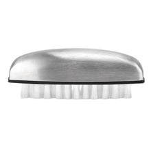 Fruit Vegetable Cleaning Brush 304 Stainless Steel Nylon Wool Multifunction Finger Nail Brush for Kitchen