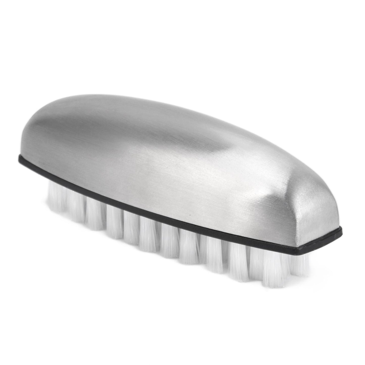 Fruit Vegetable Cleaning Brush 304 Stainless Steel Nylon Wool Multifunction Finger Nail Brush for Kitchen - view 4