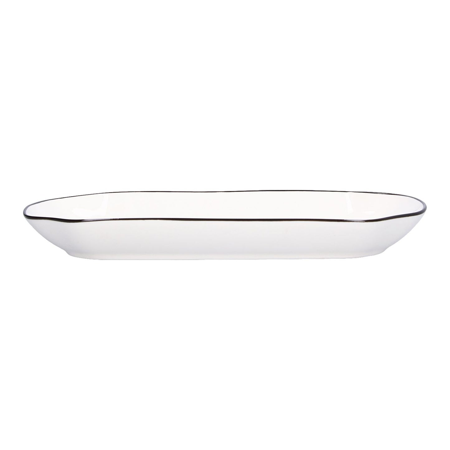 12in Dinner Plate Dish 550ml White Ceramic Noodle Soup Fish Plate Kitchen Tableware for Restaurant - view 4