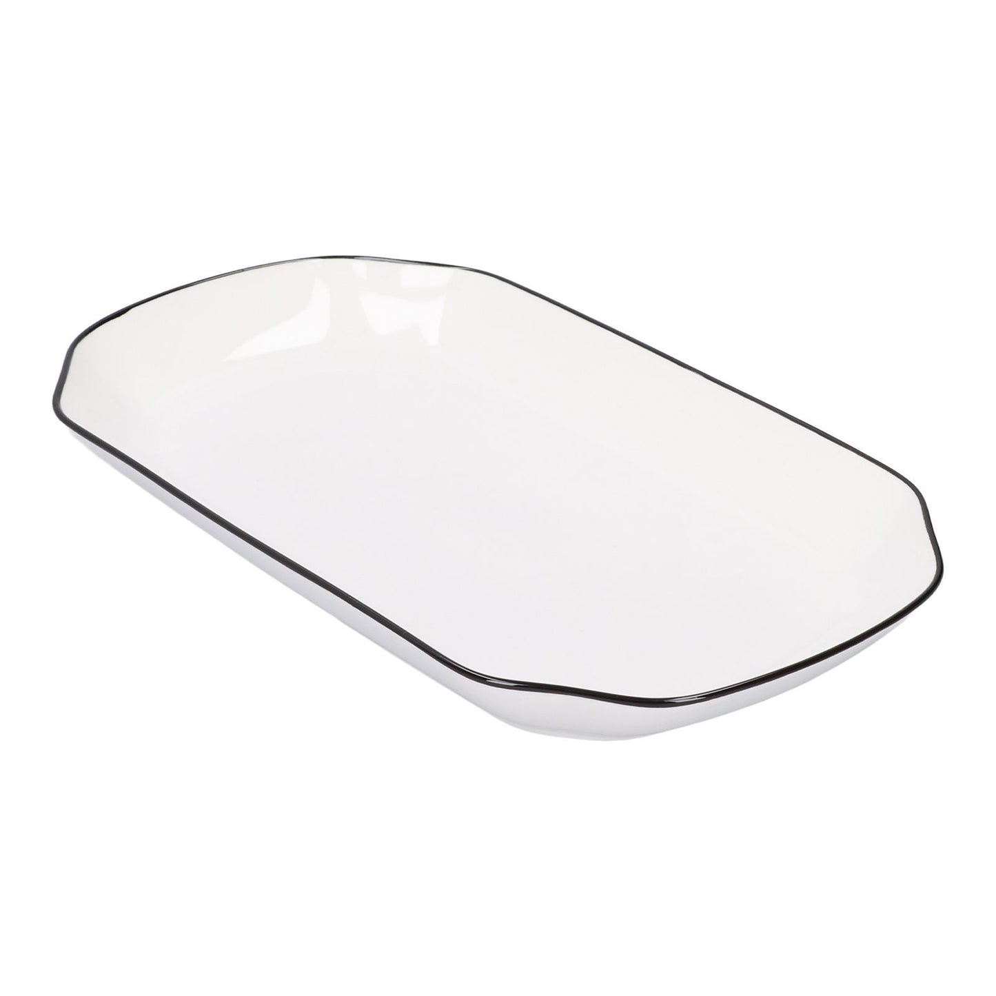 12in Dinner Plate Dish 550ml White Ceramic Noodle Soup Fish Plate Kitchen Tableware for Restaurant - view 6