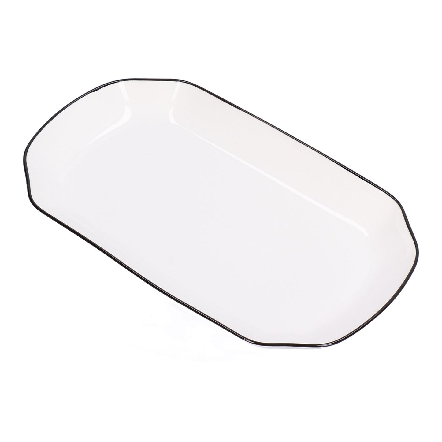 12in Dinner Plate Dish 550ml White Ceramic Noodle Soup Fish Plate Kitchen Tableware for Restaurant - view 8