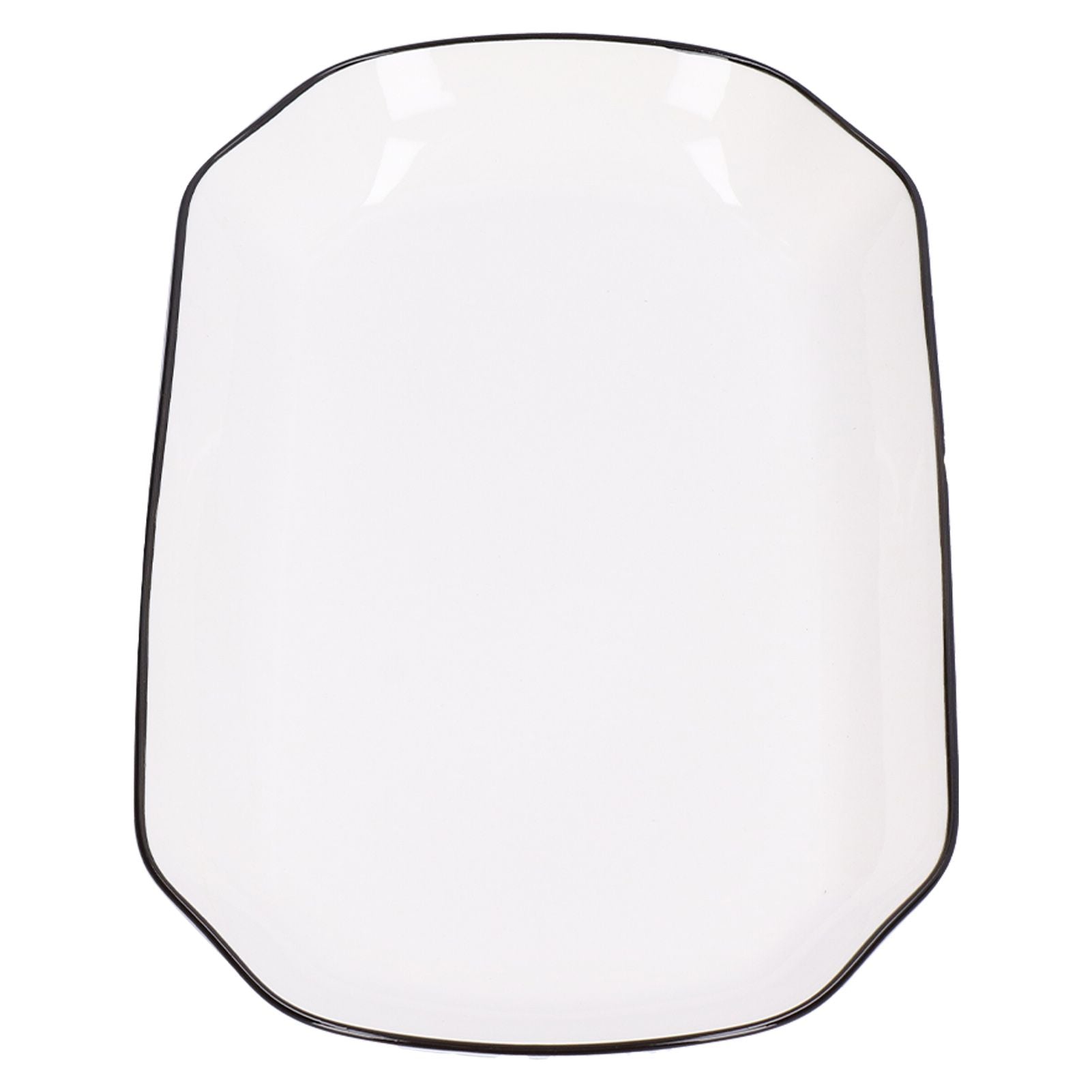 12in Dinner Plate Dish 550ml White Ceramic Noodle Soup Fish Plate Kitchen Tableware for Restaurant - view 9