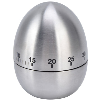 Cooking Timer Egg Shaped Clear Scale Design Manual Mechanical 60 Minutes Kitchen Baking Timing Reminder - view 2