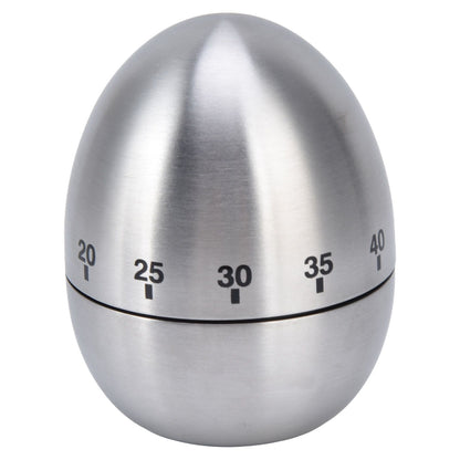 Cooking Timer Egg Shaped Clear Scale Design Manual Mechanical 60 Minutes Kitchen Baking Timing Reminder - view 3