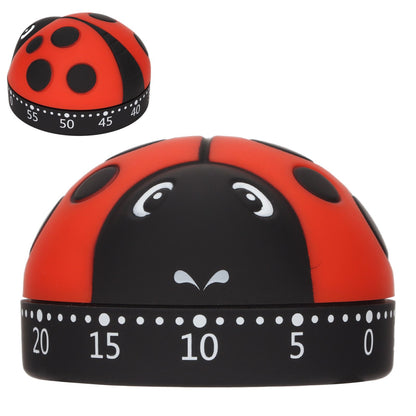 Kitchen Timer Ladybug Look 70db Alert Practical Stainless Steel Cooking Timer for Kitchen Cooking Homework Running - view 8