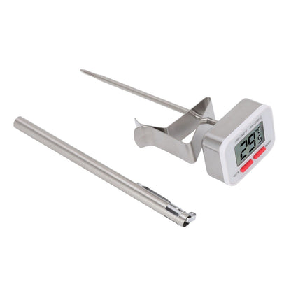 Food Thermometer Regulable Clip Large Display Screen Detachable Stainless Steel White Kitchen Thermometer - view 6
