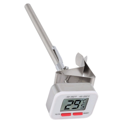 Food Thermometer Regulable Clip Large Display Screen Detachable Stainless Steel White Kitchen Thermometer - view 7