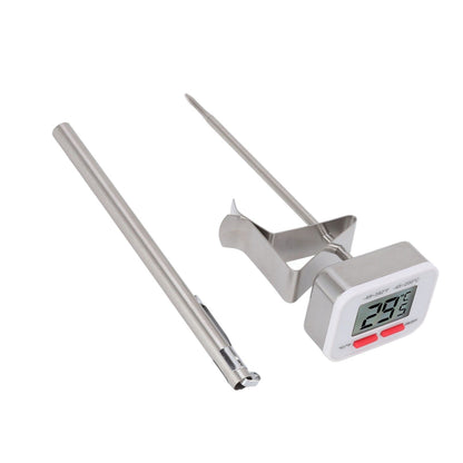 Food Thermometer Regulable Clip Large Display Screen Detachable Stainless Steel White Kitchen Thermometer - view 10