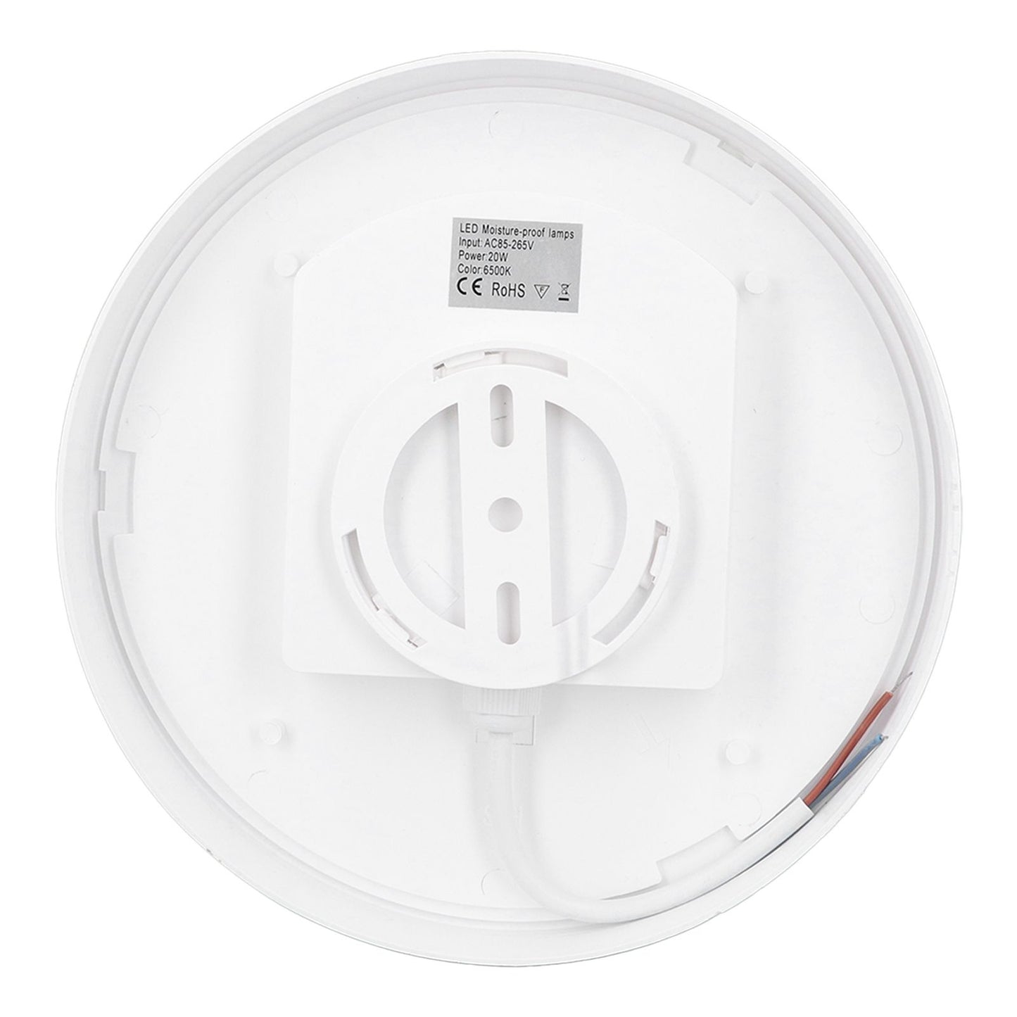 Round LED Ceiling Light Wide Irradiation Area 6500K 20W Waterproof Ceiling Light for Bedroom Living Room Toilet Bathroom - view 10