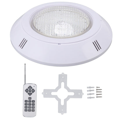 Pool LED Lights AC12V RGB Colorful IP68 Waterproof Remote Control High Transmittance Durable ABS Aquarium Pool Light 18W