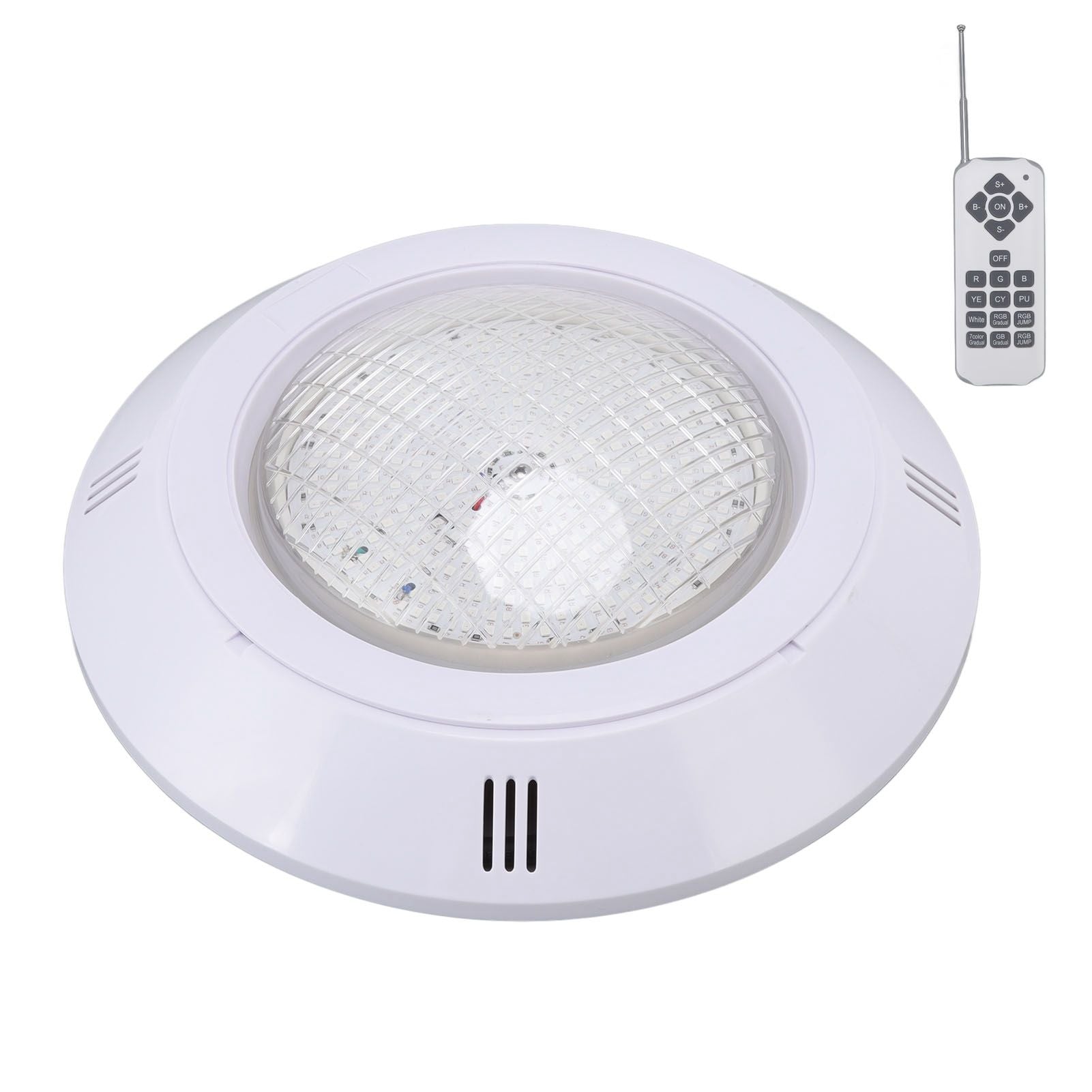 Pool LED Lights AC12V RGB Colorful IP68 Waterproof Remote Control High Transmittance Durable ABS Aquarium Pool Light 18W - view 3