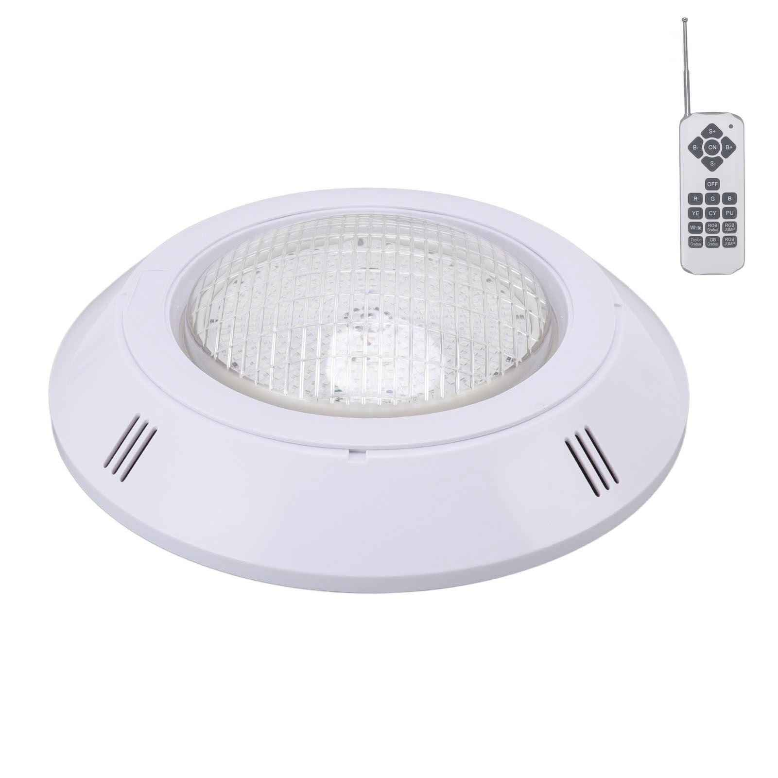 Pool LED Lights AC12V RGB Colorful IP68 Waterproof Remote Control High Transmittance Durable ABS Aquarium Pool Light 18W - view 4