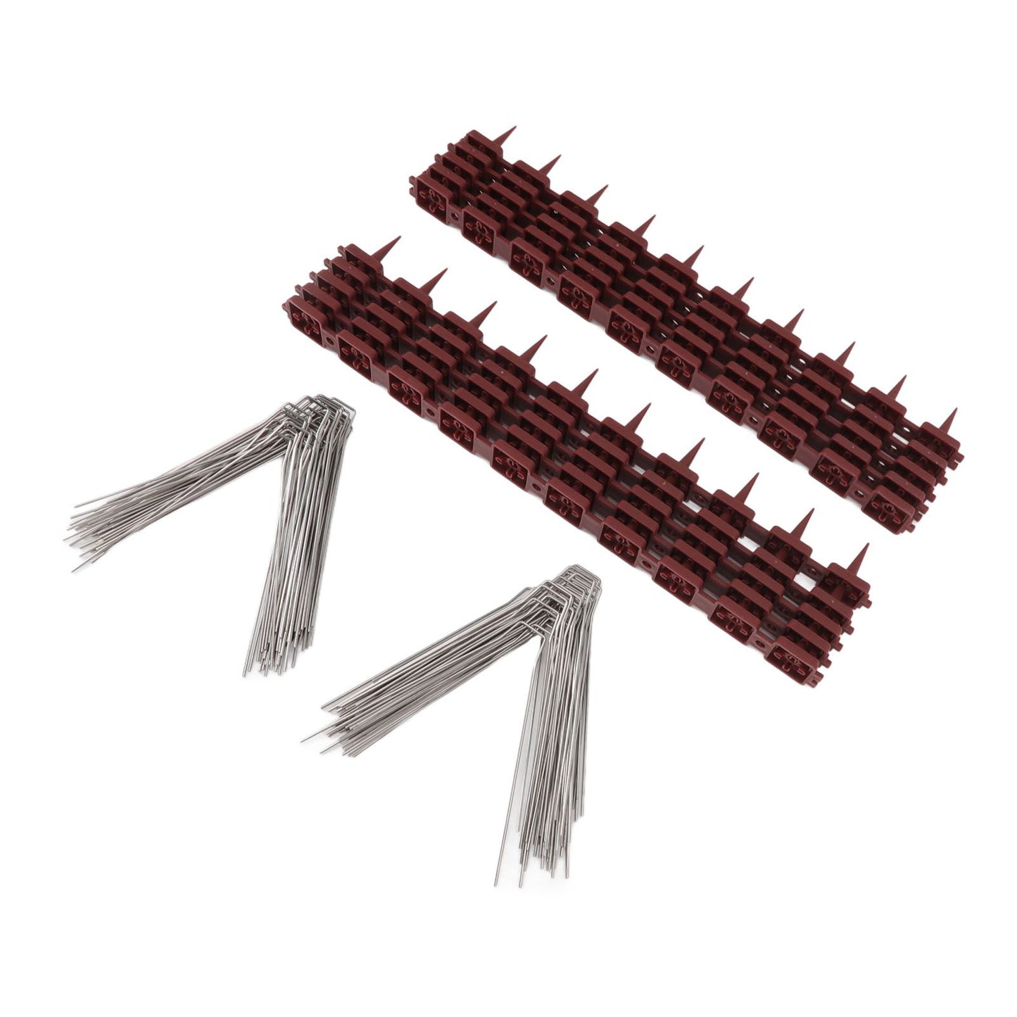Bird Spikes 15 Feet Stainless Steel Pigeon Deterrent Spikes for Fence Roof Mailbox Window SK430 (2+2) - view 6