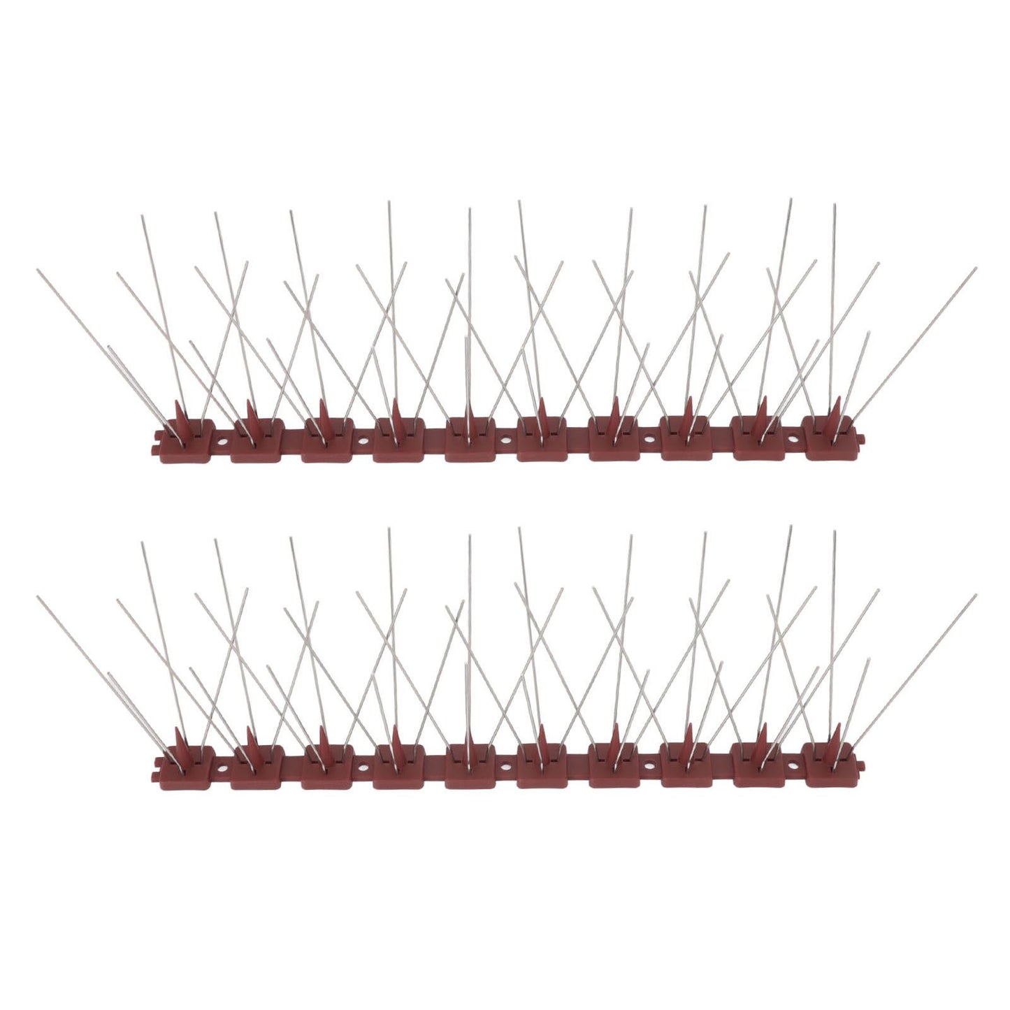 Bird Spikes 15 Feet Stainless Steel Pigeon Deterrent Spikes for Fence Roof Mailbox Window SK430 (2+2) - view 7