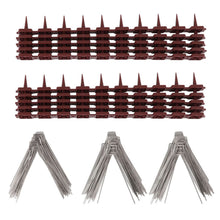 Bird Spikes 15 Feet Stainless Steel Pigeon Deterrent Spikes for Fence Roof Mailbox Window SK430 (4+2)