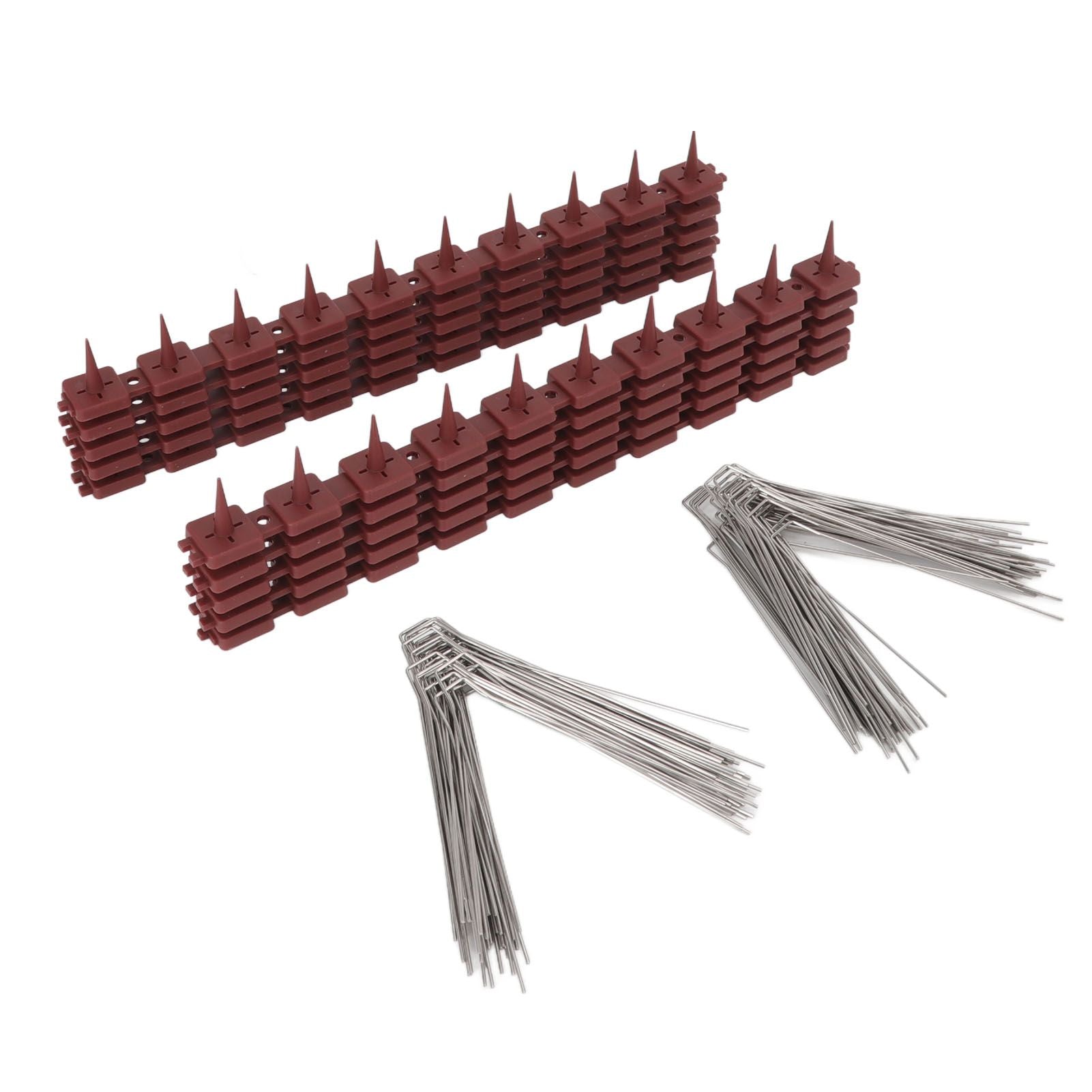 Bird Spikes 15 Feet Stainless Steel Pigeon Deterrent Spikes for Fence Roof Mailbox Window SK430 (4+2) - view 4