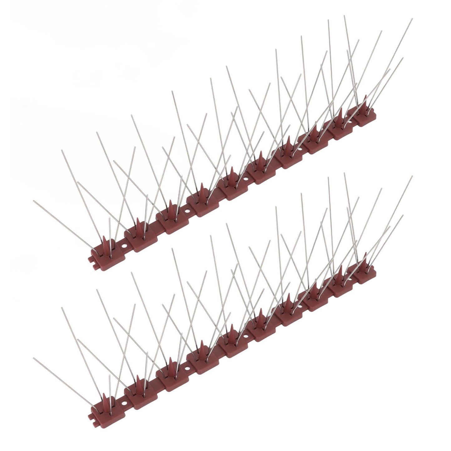 Bird Spikes 15 Feet Stainless Steel Pigeon Deterrent Spikes for Fence Roof Mailbox Window SK430 (4+2) - view 8