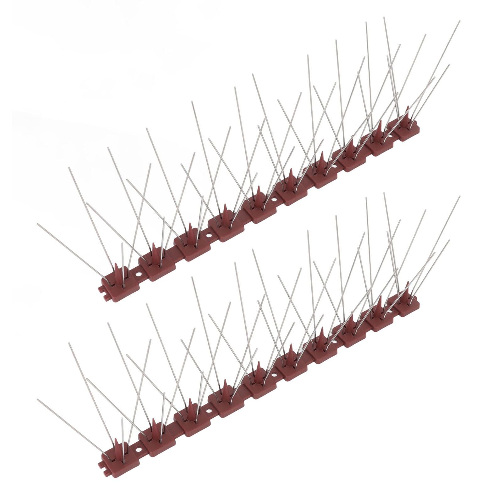 Bird Spikes 15 Feet Stainless Steel Pigeon Deterrent Spikes for Fence Roof Mailbox Window SK430 (4+2) - view 8