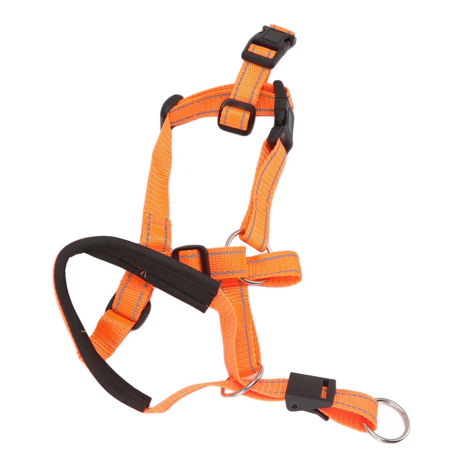Dog Head Collar Breathable Dog Head Harness Dog Mouth Cover with Adjustable Strap for Outdoor Orange XL - view 4