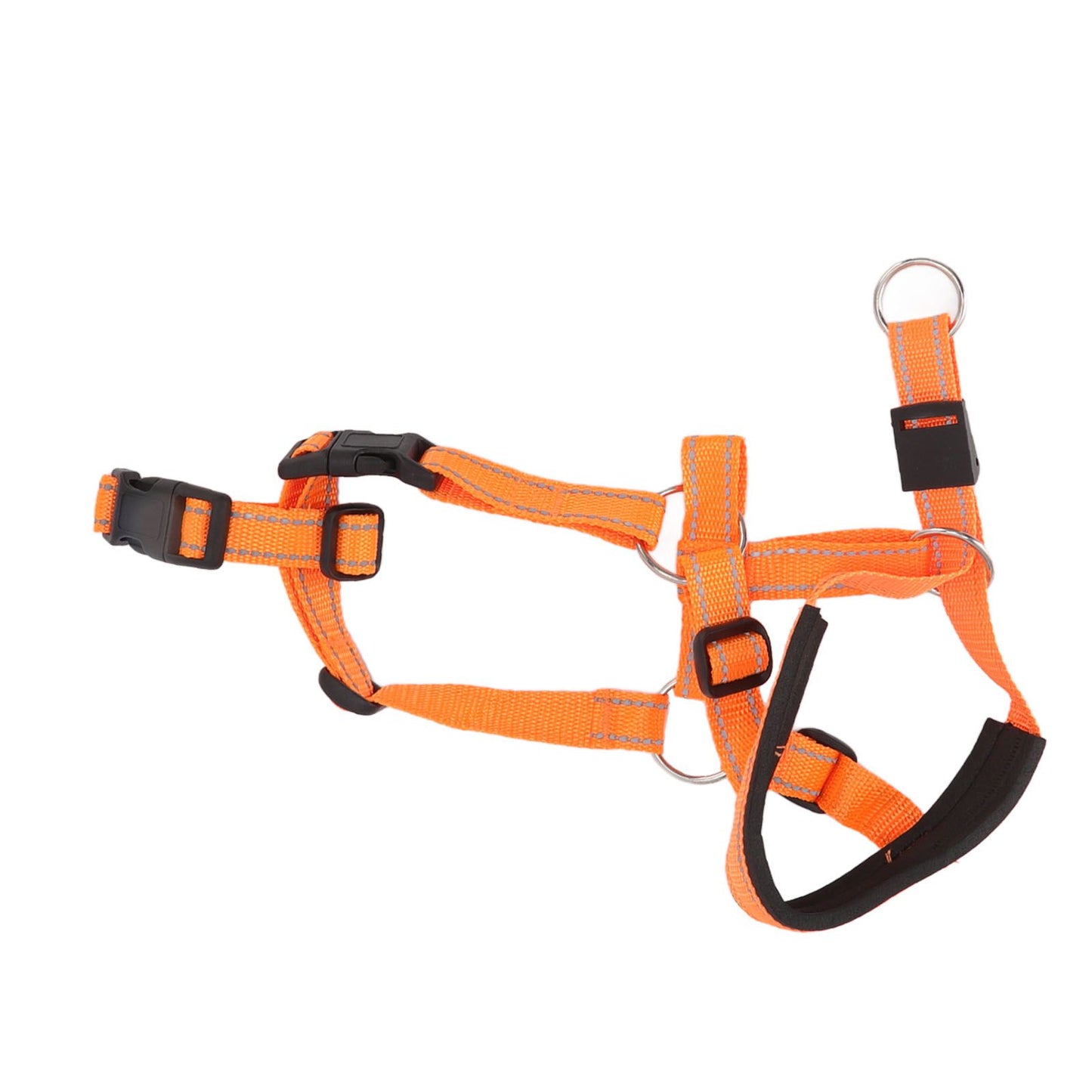 Dog Head Collar Breathable Dog Head Harness Dog Mouth Cover with Adjustable Strap for Outdoor Orange XL - view 7