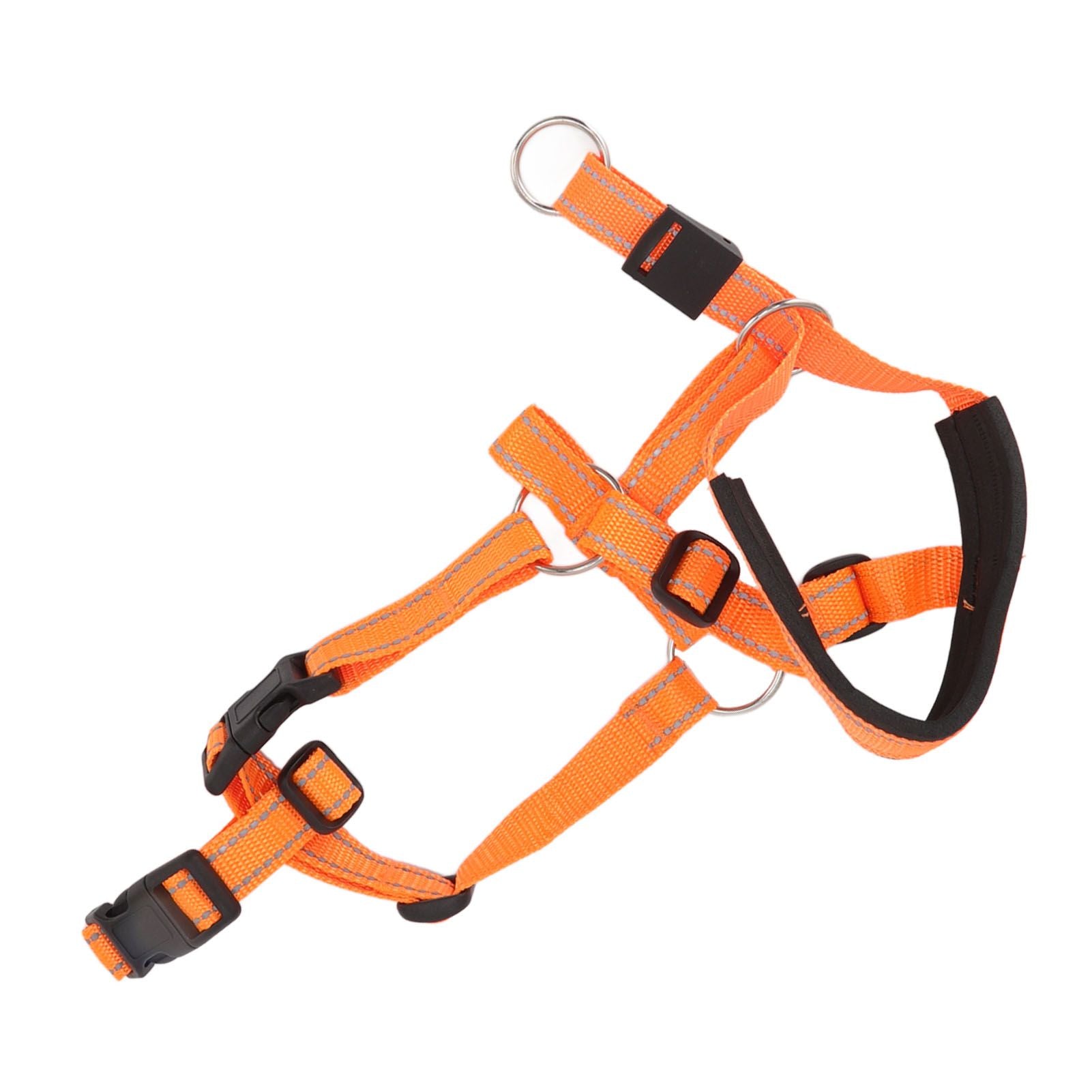 Dog Head Collar Breathable Dog Head Harness Dog Mouth Cover with Adjustable Strap for Outdoor Orange XL - view 8