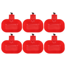 6PCS Automatic Poultry Drinking Bowls Large Thickening ABS Waterer Bowl for Cat Dog Chicken Duck G1/8 Male Thread
