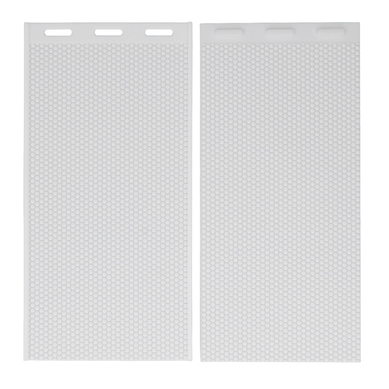 2PCS 5.4mm Silicone Beeswax Foundation Sheet Manual Beeswax Press Embosser DIY Mold Beekeeping Equipment