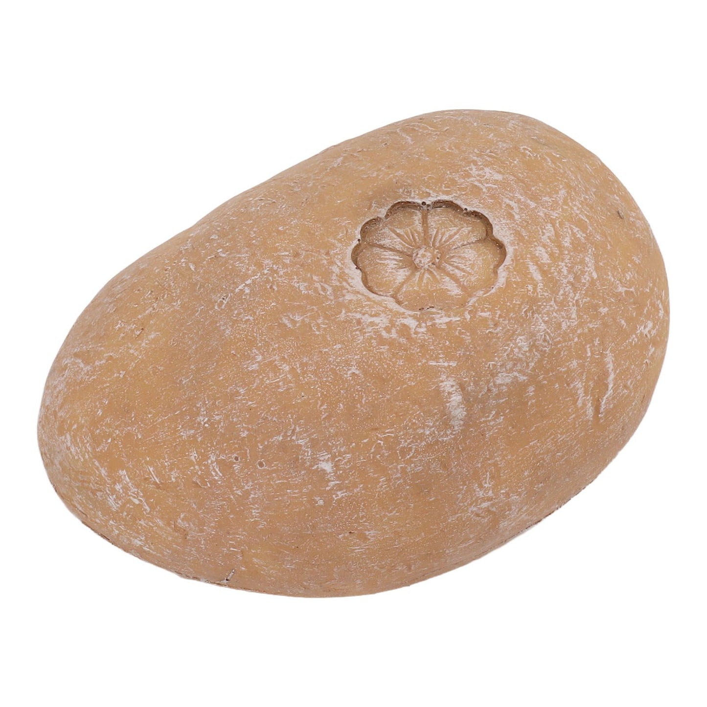 Pet Memorial Garden Stone DIY Lettering Simulation Pebbles Pet Grave Marker for Dogs Cats Small Flower Stone Sand Yellow - view 3