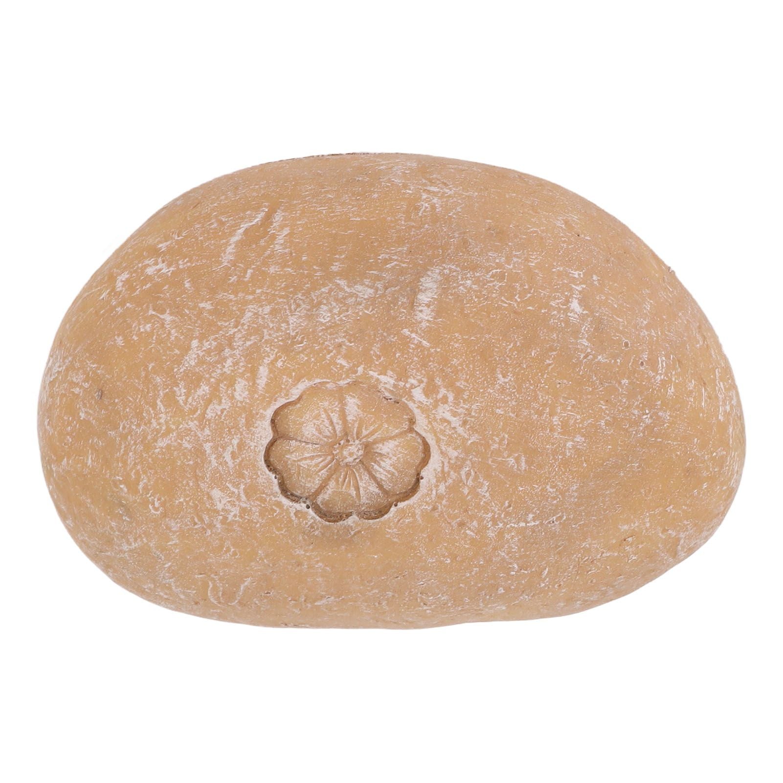 Pet Memorial Garden Stone DIY Lettering Simulation Pebbles Pet Grave Marker for Dogs Cats Small Flower Stone Sand Yellow - view 8