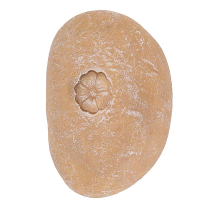 Pet Memorial Garden Stone DIY Lettering Simulation Pebbles Pet Grave Marker for Dogs Cats Small Flower Stone Sand Yellow - view 9