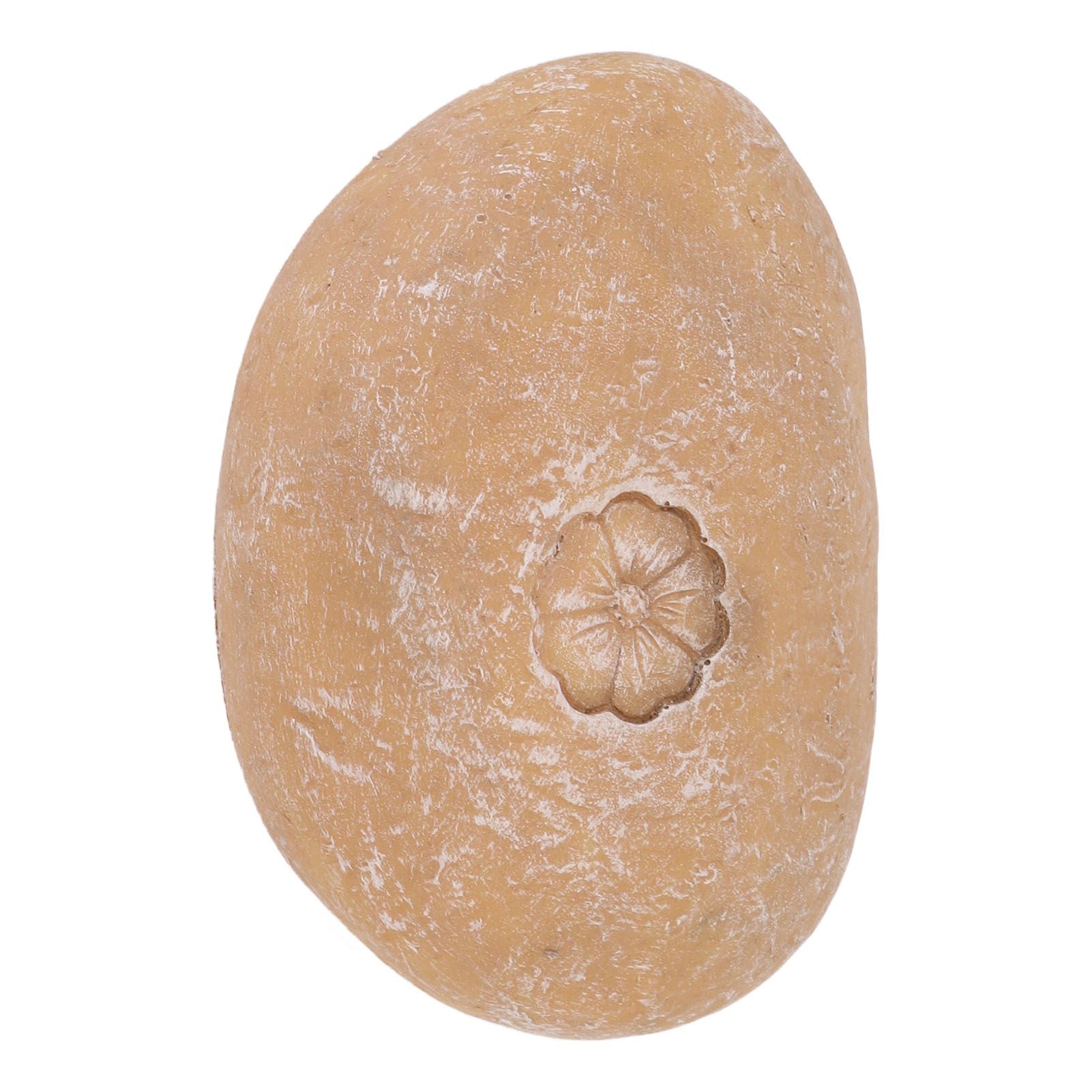 Pet Memorial Garden Stone DIY Lettering Simulation Pebbles Pet Grave Marker for Dogs Cats Small Flower Stone Sand Yellow - view 10