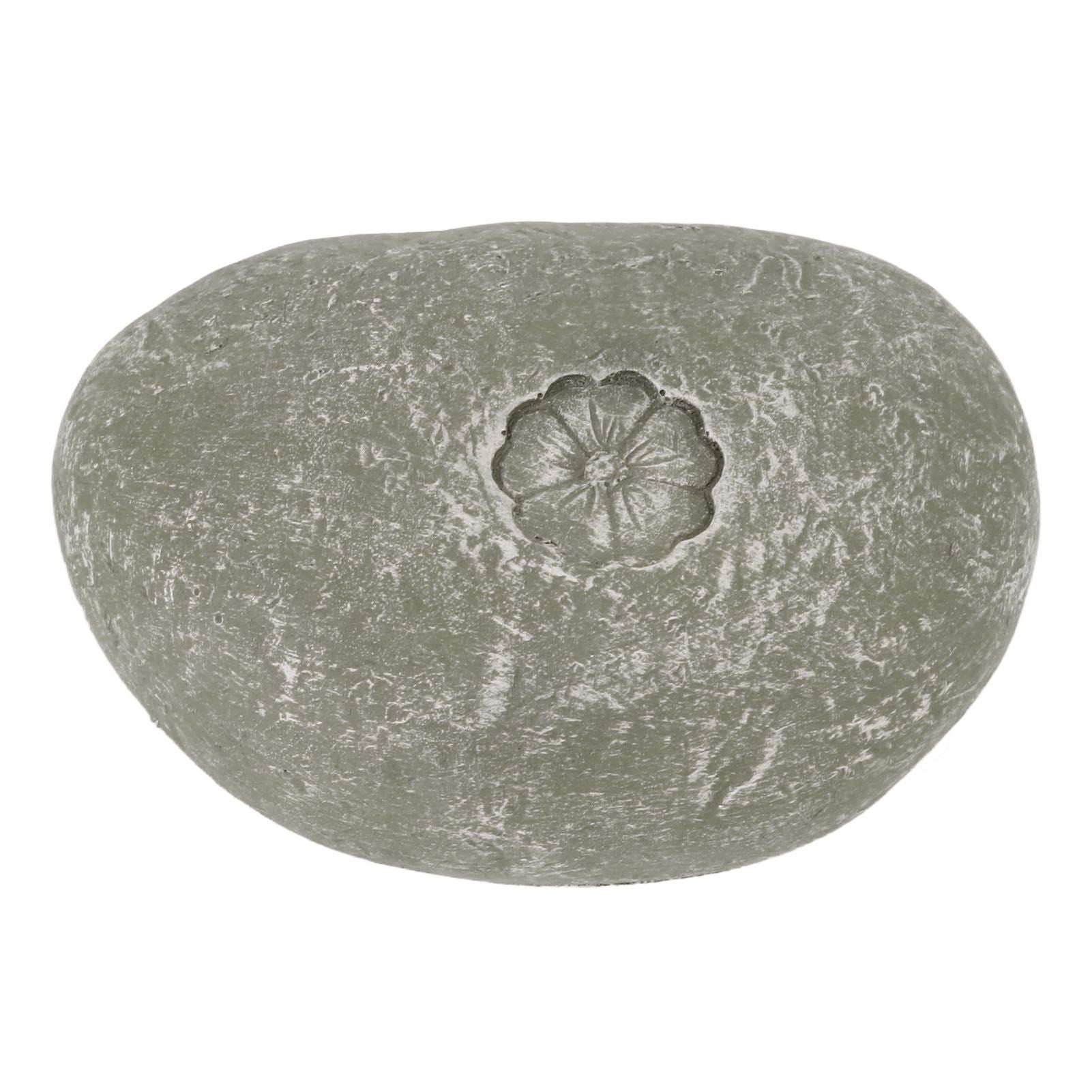 Pet Memorial Garden Stone DIY Lettering Simulation Pebbles Pet Grave Marker for Dogs Cats Small Flower Stone Moss Color