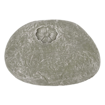 Pet Memorial Garden Stone DIY Lettering Simulation Pebbles Pet Grave Marker for Dogs Cats Small Flower Stone Moss Color - view 2