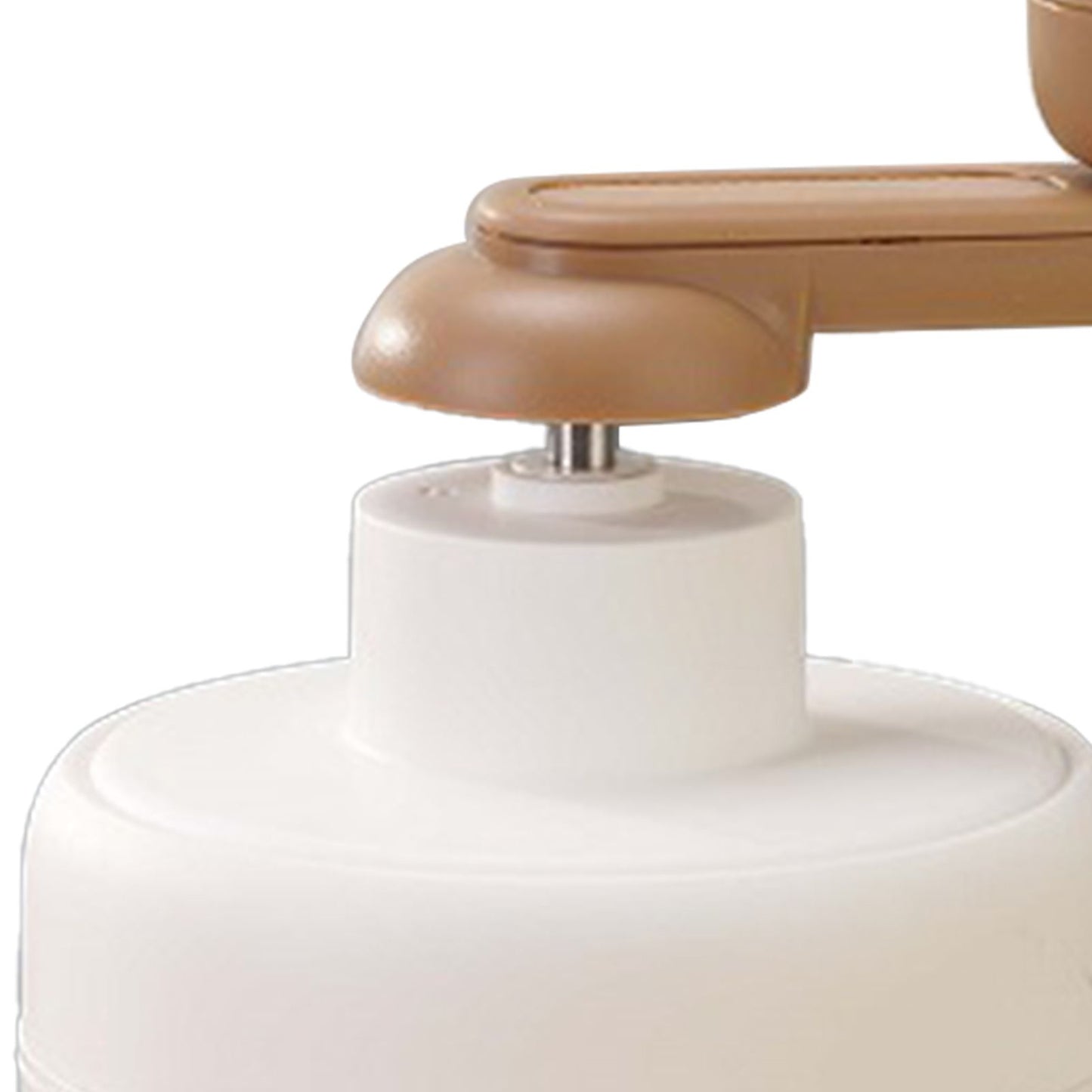 Hand Crank Ice Crusher Multipurpose Food Grade Mini Snow Cone Machine for Home Use White White - view 7