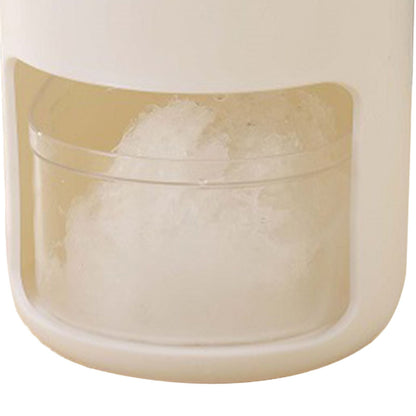 Hand Crank Ice Crusher Multipurpose Food Grade Mini Snow Cone Machine for Home Use White White - view 9