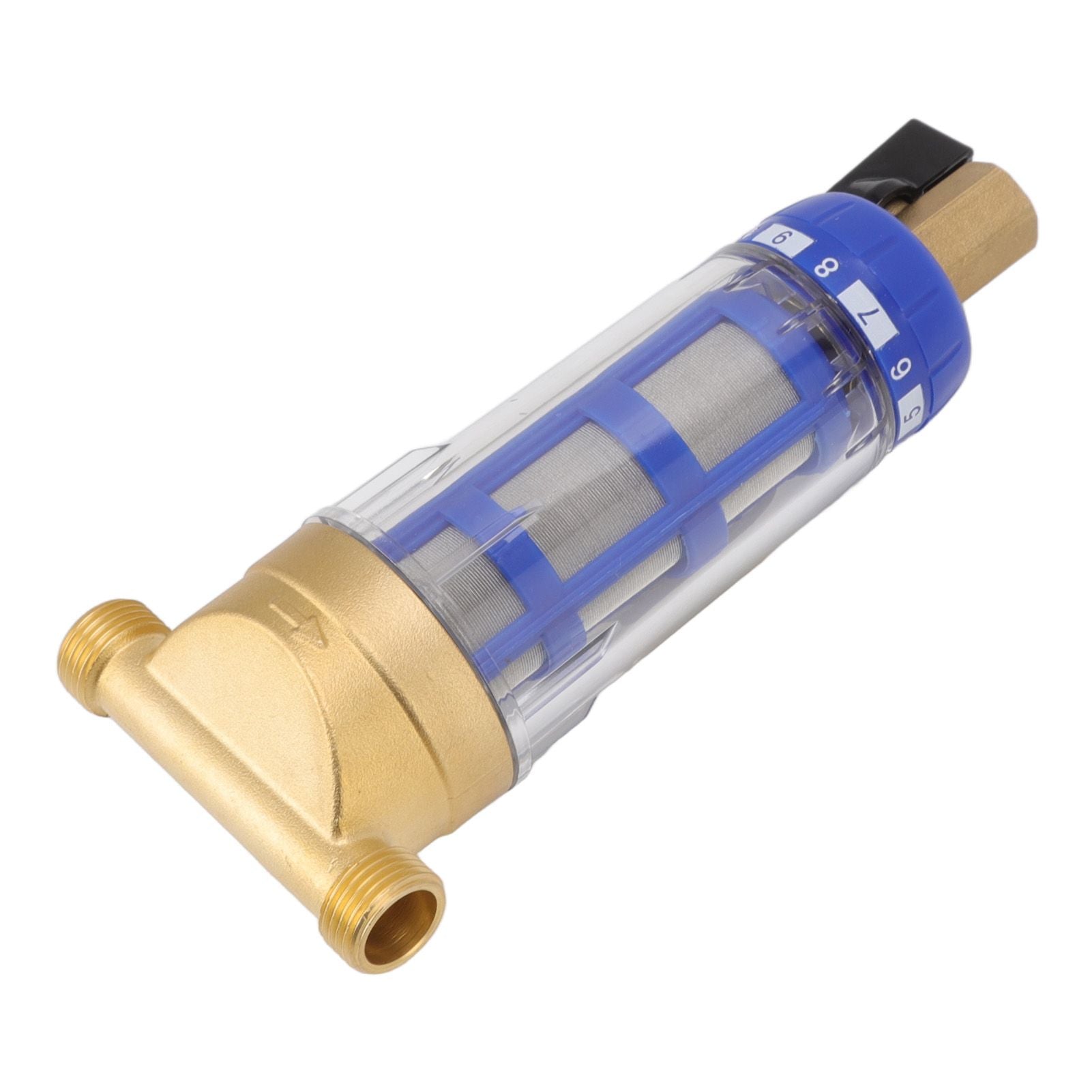 Cyclonic Sedimentation Water Filter G1/2in Backwashing Pure Copper Whole House Water Filter for Washer - view 3