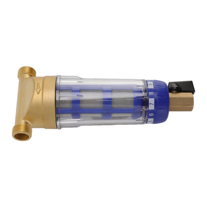 Cyclonic Sedimentation Water Filter G1/2in Backwashing Pure Copper Whole House Water Filter for Washer - view 6
