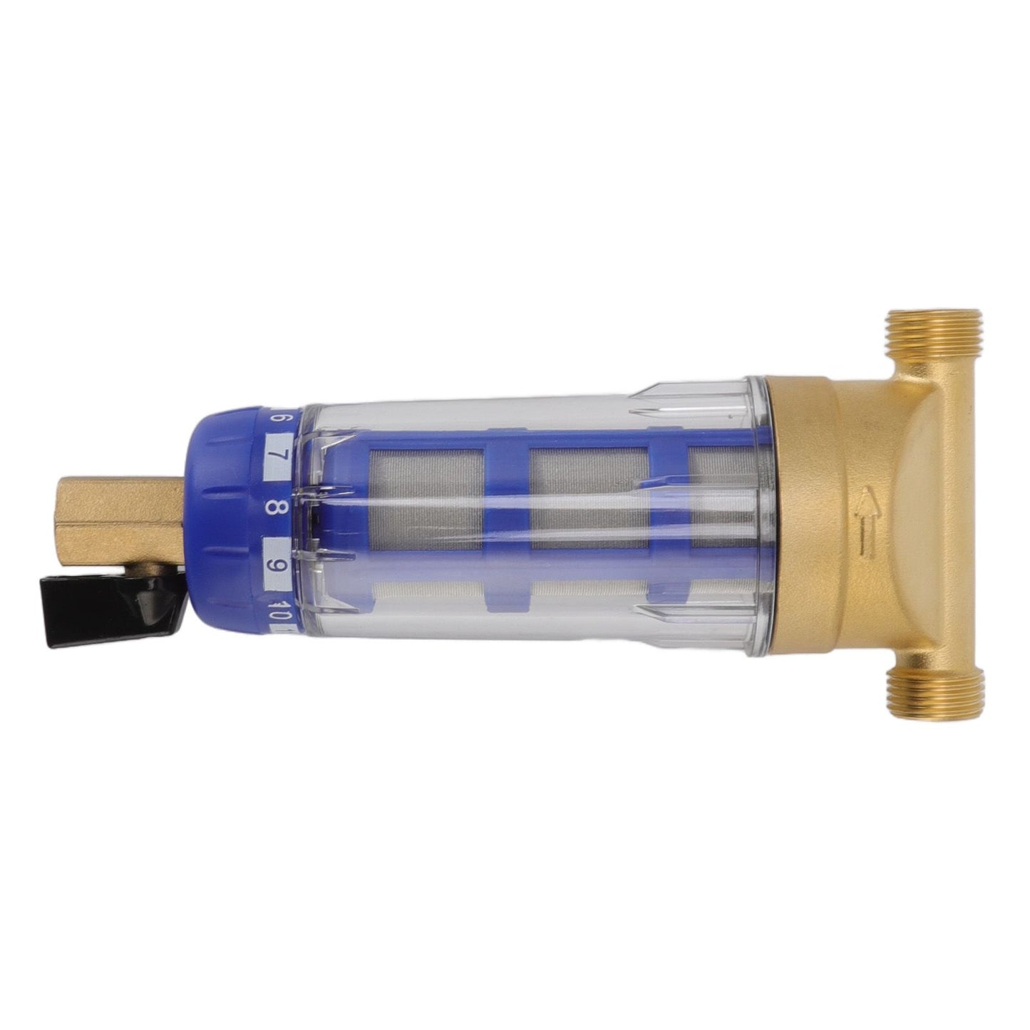 Cyclonic Sedimentation Water Filter G1/2in Backwashing Pure Copper Whole House Water Filter for Washer - view 8