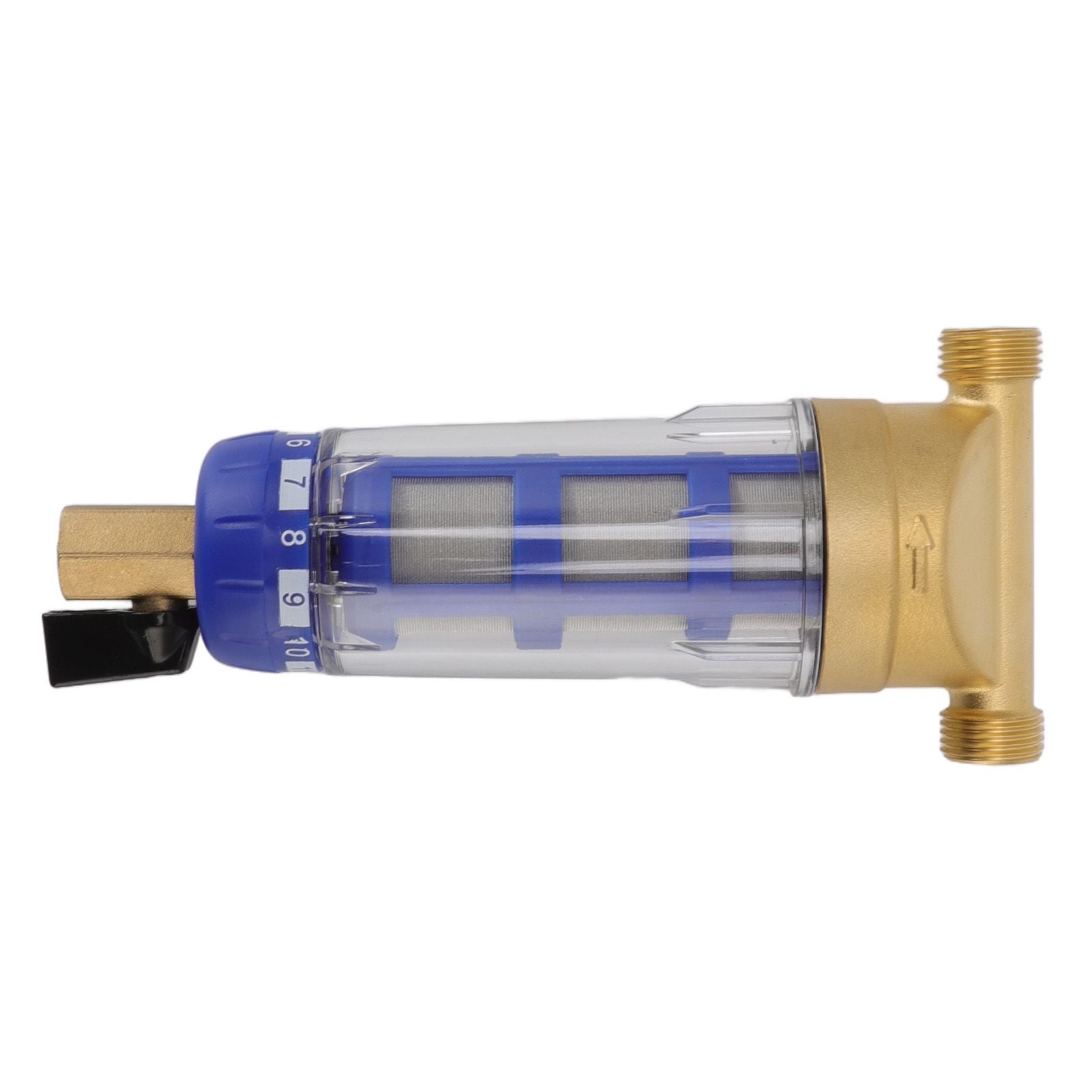 Cyclonic Sedimentation Water Filter G1/2in Backwashing Pure Copper Whole House Water Filter for Washer - view 8