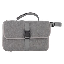 Diaper Pad Baby Changing Mat Mommy Bag with Handle Strap Foldable Detachable Travel Changing Pad Grey - view 2
