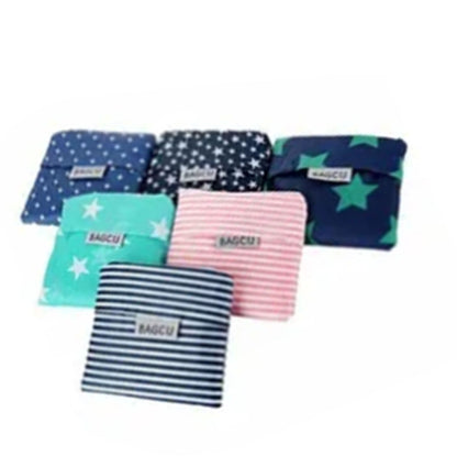 10Pcs Grocery Bag Foldable Polyester Large Capacity Reusable Shopping Bag for Household - view 2