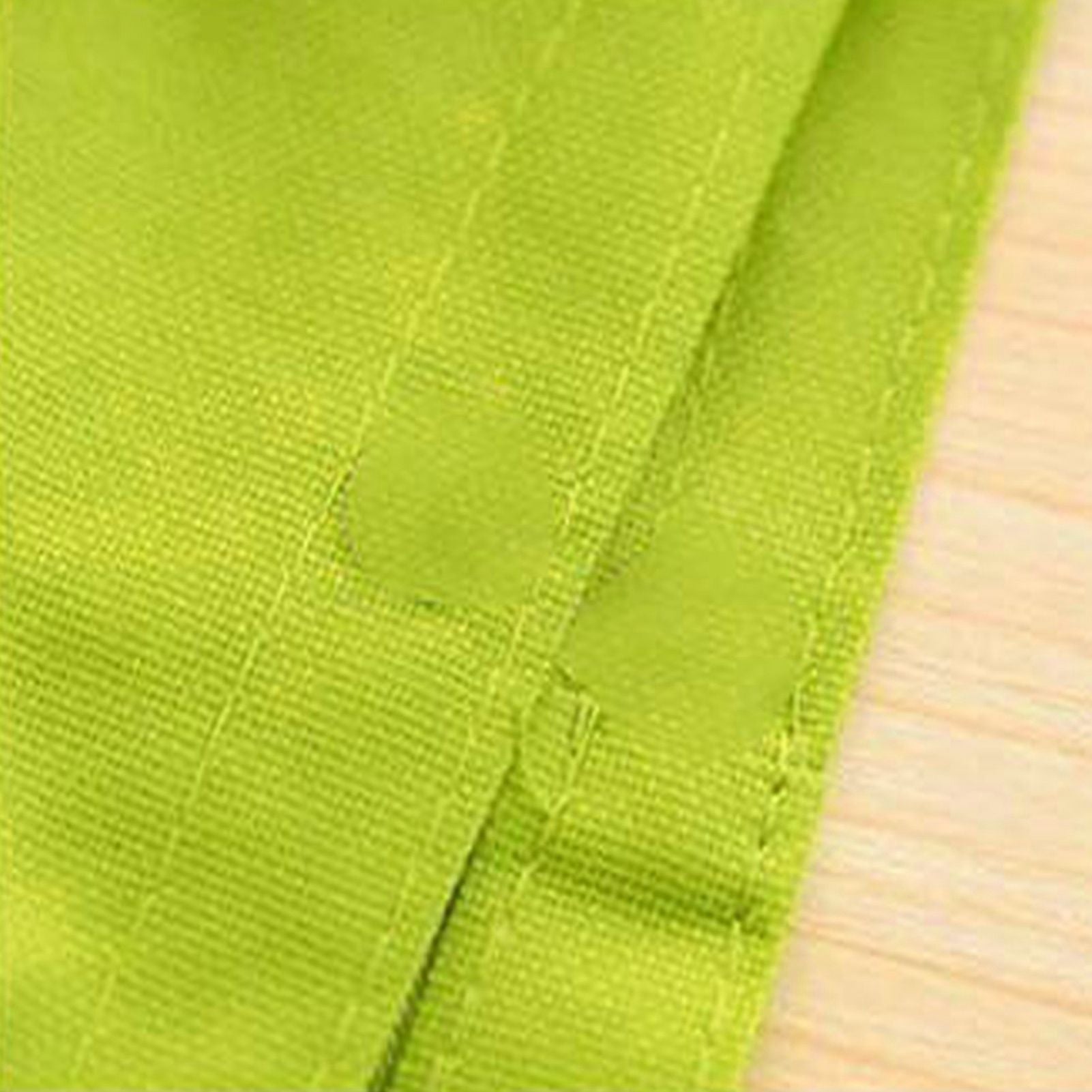 Green Foldable Shopping Bag with Wheels Pure Color Expandable Oxford Cloth Wheeled Foldable Grocery Cart Bag - view 4