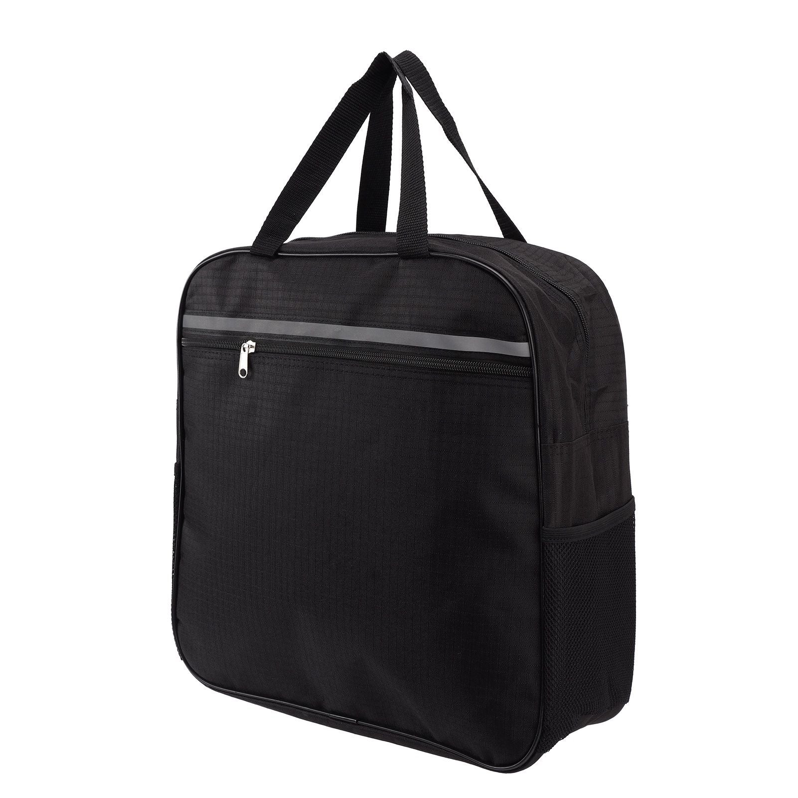 Wheelchair Storage Bag Multi Pocket Large Capacity Oxford Cloth Portable Wheelchair Walker Bag with Hook and Loop - view 5
