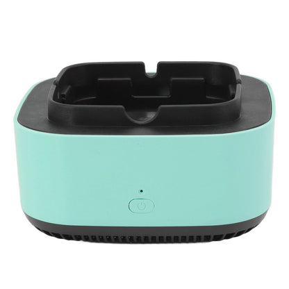 Smokeless Ashtray Multifunctional Anti Fly Dust 2 in 1 Negative Ion Air Fresher for Home Green - view 2
