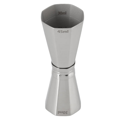 304 Stainless Steel Jigger with Scales Octagonal Double Cocktail Jigger Measuring Tool for Bartenders - view 2