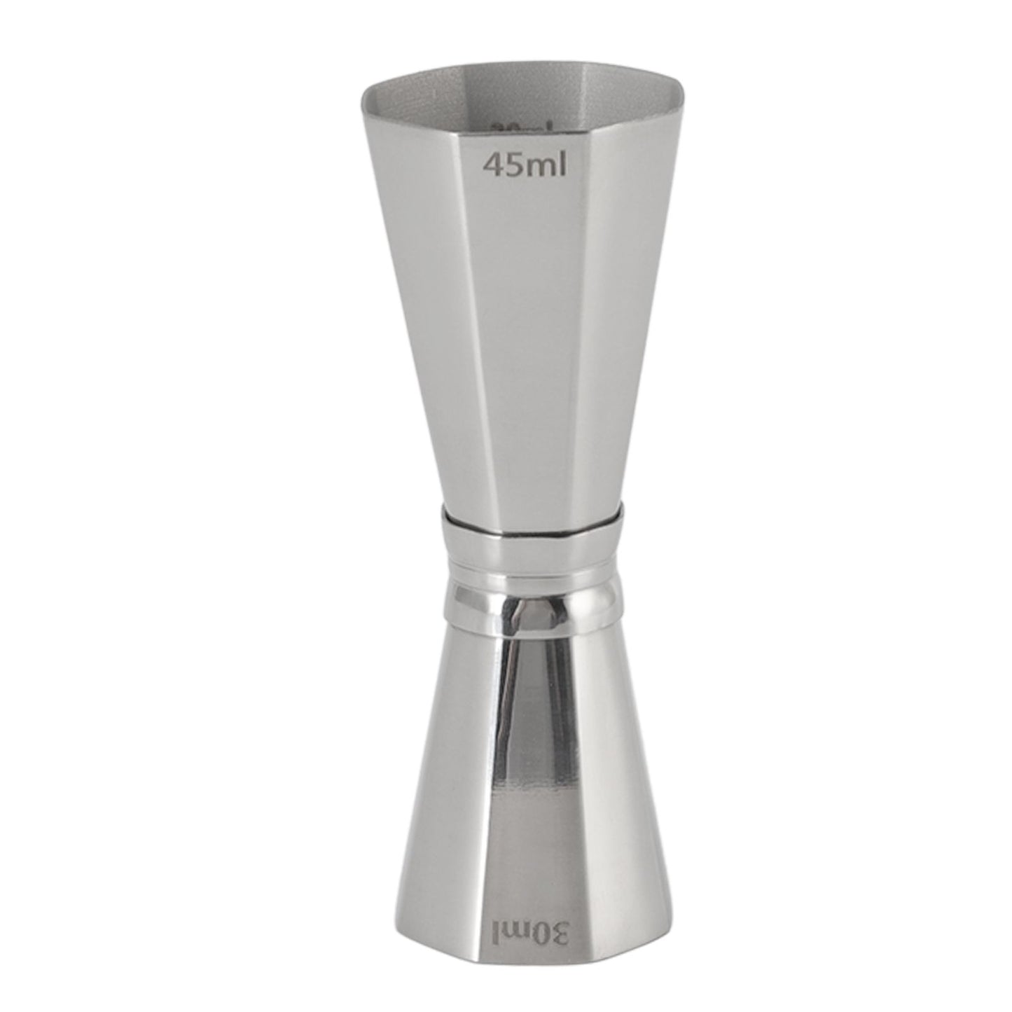 304 Stainless Steel Jigger with Scales Octagonal Double Cocktail Jigger Measuring Tool for Bartenders - view 3