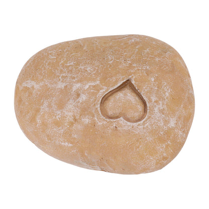 Pet Memorial Garden Stone DIY Lettering Simulation Pebbles Pet Grave Marker for Dogs Cats Love Stone Sand Color - view 3