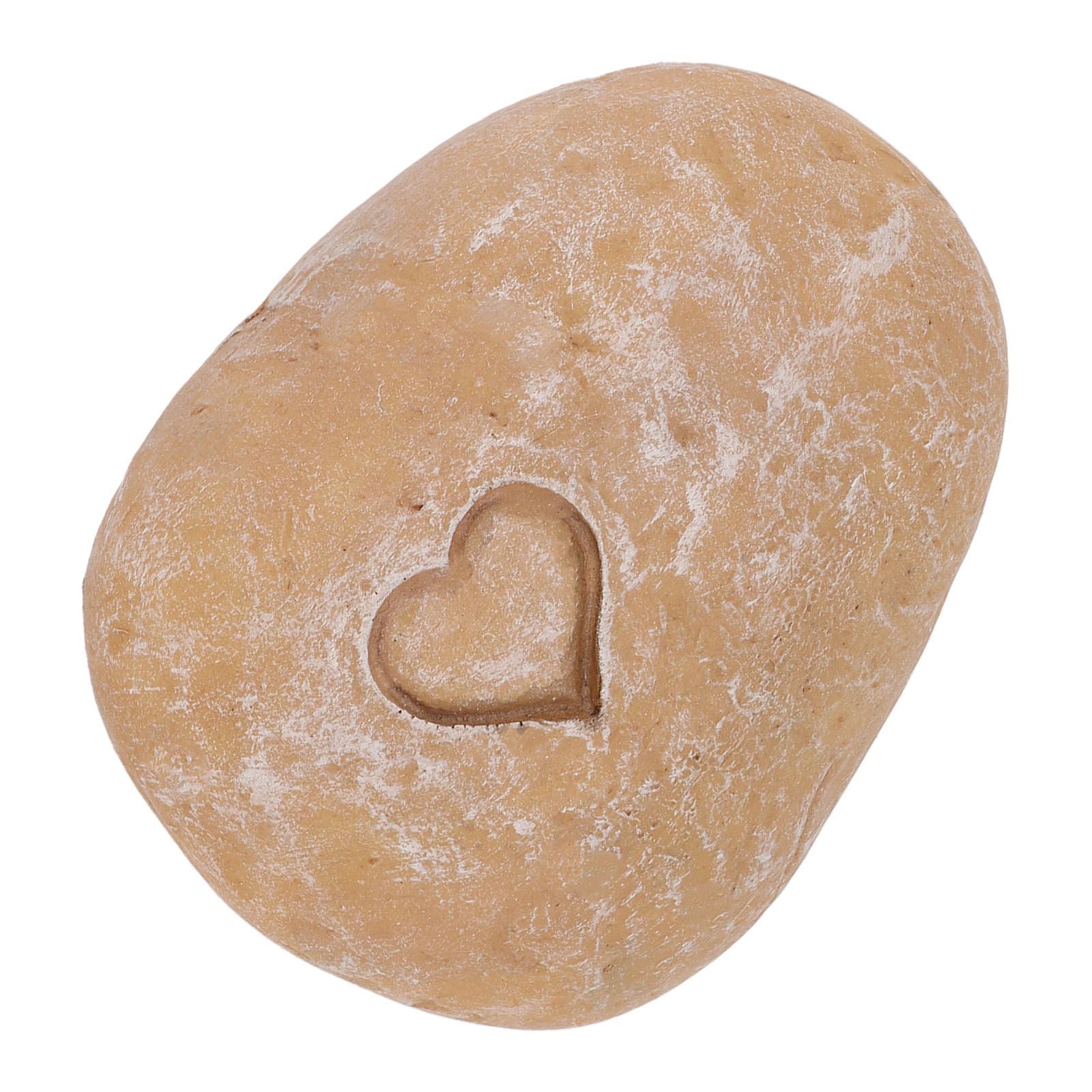 Pet Memorial Garden Stone DIY Lettering Simulation Pebbles Pet Grave Marker for Dogs Cats Love Stone Sand Color - view 8