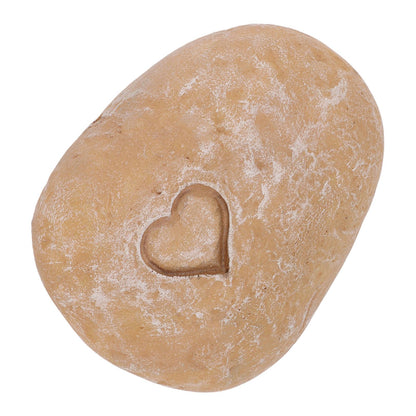 Pet Memorial Garden Stone DIY Lettering Simulation Pebbles Pet Grave Marker for Dogs Cats Love Stone Sand Color - view 8